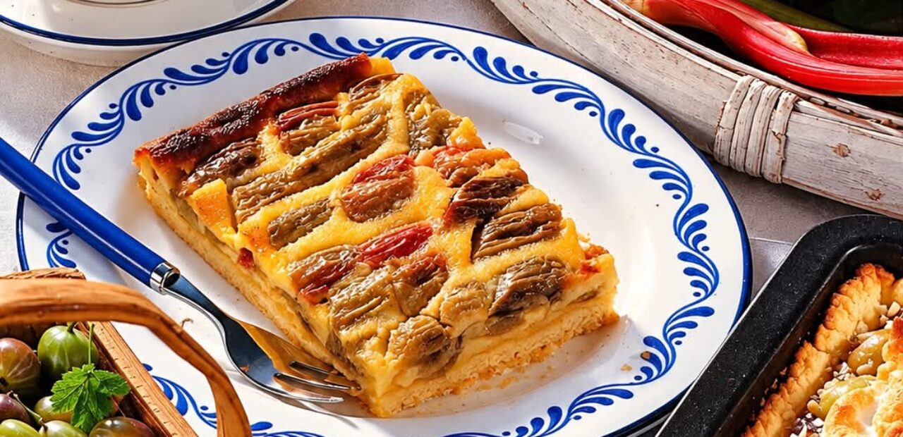 Rhabarberkuchen Rezept