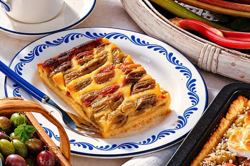Rhabarberkuchen Rezept