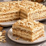 Butterkekskuchen mit weißer Schokolade rezept