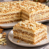 Butterkekskuchen mit weißer Schokolade rezept