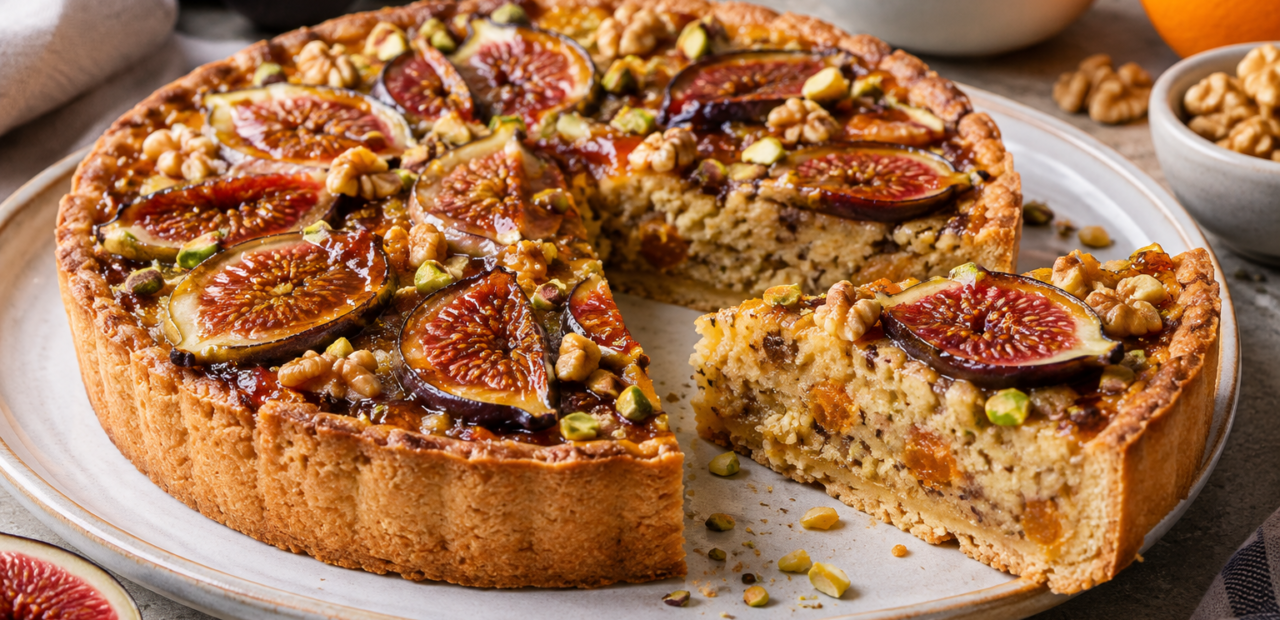 mandeltarte mit feigen rezept