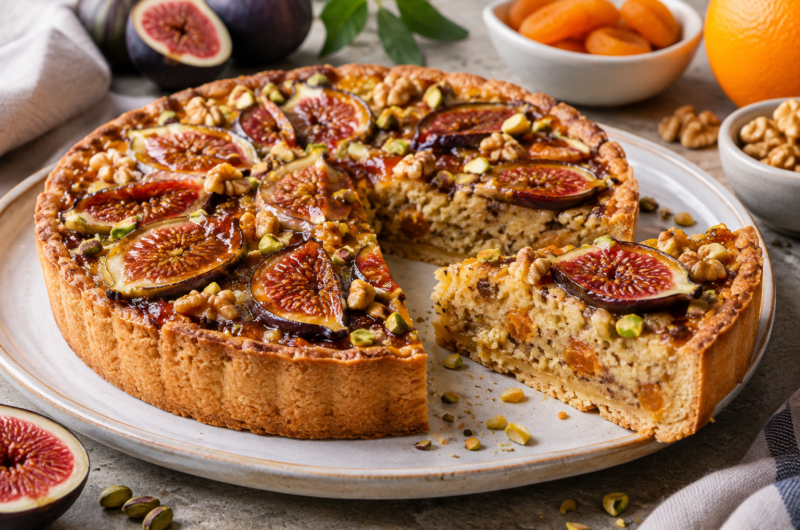 Mandeltarte mit Feigen Rezept